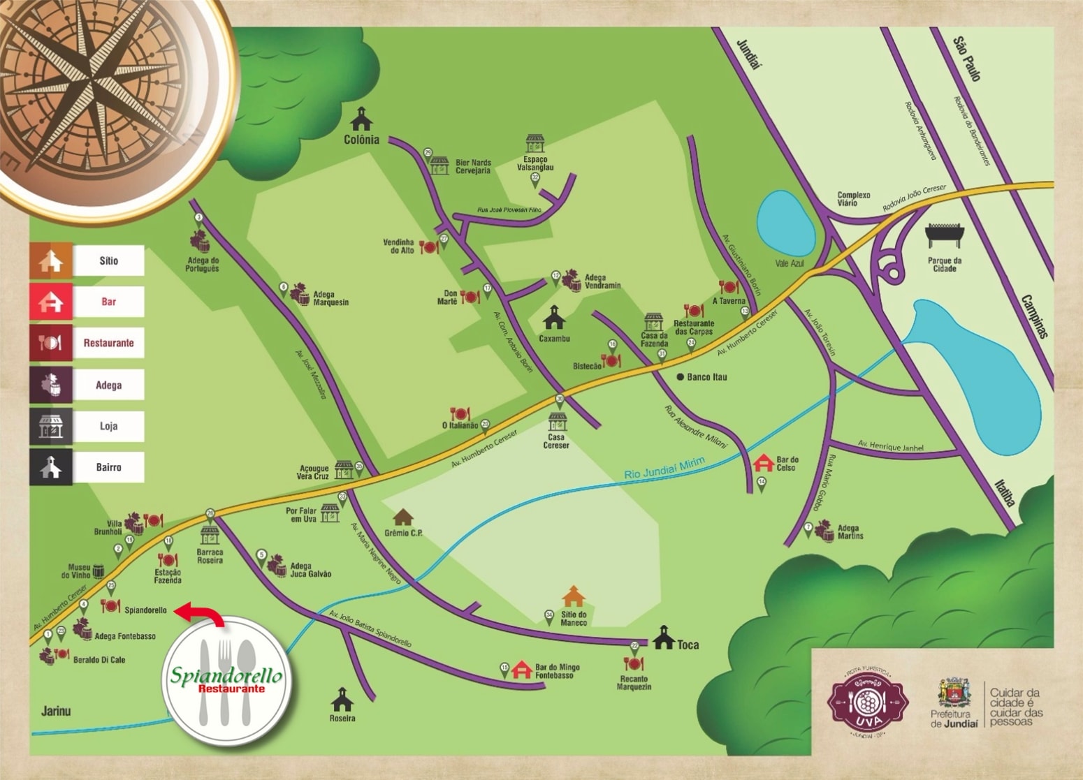 turismo rota da uva jundiai